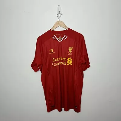 Liverpool Home Football Shirt 2013 / 2014 Standard Chartered Warrior Medium • £25