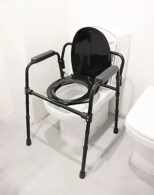 Toilet Chair Seat Commode  Knee Hip Surgery With Bucket Disabled Toilet Mobility • £43.68