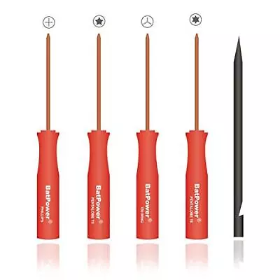 5pcs MacBook Repair Tool Kit Precision P5 Pentalobe Screwdriver T5 Torx Tri W... • $20.76