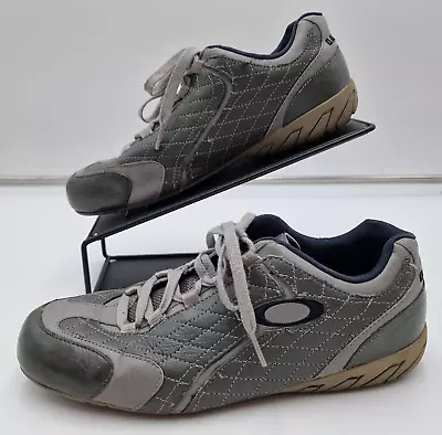 Oakley Race Low 9.0 Grey Trainers Racing Leather Driving Shoes Mens UK 8 EU 42.5 • £59.95