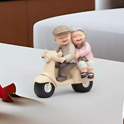 Old Couple Figurine Wedding Anniversary Valentines Day Gifts Sculpture • $20.79