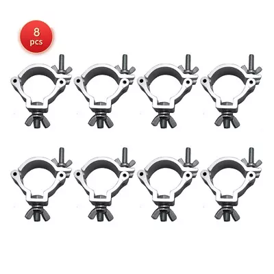 8 Pcs 2  Stage Par Light Clamps Hooks O Clamp Fit 48-51mm Pipe Truss Load 220lbs • $28.99