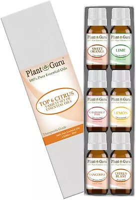 Citrus Essential Oil Set 6 -10ml 100% Pure Natural Therapeutic Grade Oils Blend • $15.30