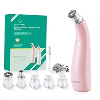 NEW Newdermo 2-IN-1 Diamond Microdermabrasion Machine Facial Exfoliation Pink • $20