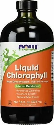 NEW Now Foods Liquid Chlorophyll Mint Flavored 16-Ounce  • $26.64