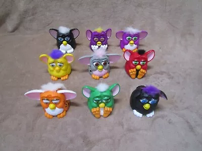 Mixed Lot Vintage 1998 Furby McDonald's Happy Meal Toy Lot Of 9 Plastic Figures • $14.99