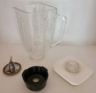 $19.95 • Buy Osterizer 641 Classic Blender Glass Jar Assembly ~Replacement Parts~6 Cup 1.25 L