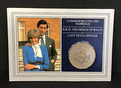 Commemorating The Marriage Of HRH.The Prince Of Wales To Lady Diana Spencer Coin • £3.25