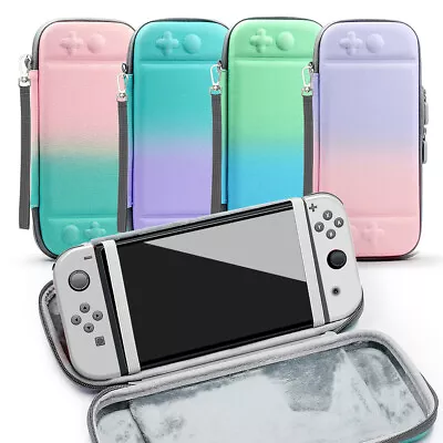 For Nintendo Switch Lite Controller Carry Case Hard Colorful Travel Storage Bag • $16.19