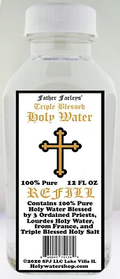 Father Farleys' Triple Blessed Holy Water Refill! New 12-Ounce Size! Free Ship! • $20.95