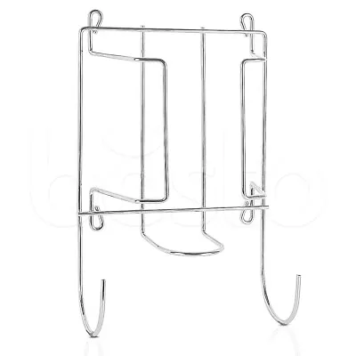 Iron Holder Storage Door And Wall–Mounted Steam Iron Stand Ironing Board Holder • £10.99