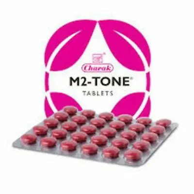 Charak M2 Tone Tablet | For A Balanced Menstrual Period | Ayurvedic | 30 Tablets • $15.57