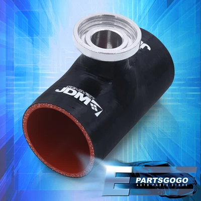 $18.99 • Buy Universal JDM Turbo Blow Off Valve SQV SSQV Flange 2.5  Silicone Adapter Black