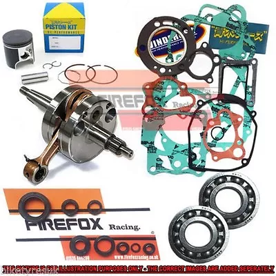 Kawasaki KX125 '03-'08 53.94mm Mitaka Engine Reconstruction Kit Crank Piston • $324.73