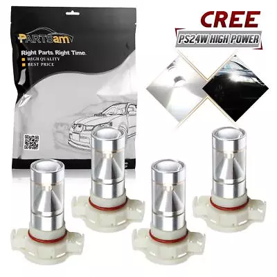 4Pcs/Set 5202 PS24W Fog Driving Light High Power Real CREE LED Bulb Lamp 6000K • $12.11