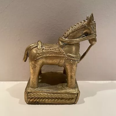 Antique India Mughal Period Brass Horse Figurine • $29.99
