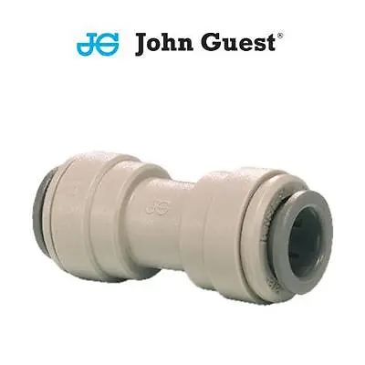 £3.49 • Buy John Guest Reducing Straight Connector Push Fit Reducer Tube Pipe 1/4 3/8 1/2