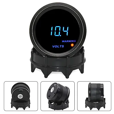 2  52mm Universal Car Digital Electronic Voltmeter Voltage Meter Gauge  • $17.47