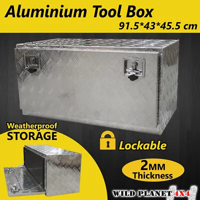 Aluminium Tool Box Large Tool Storage W Lock UTE Trailer Truck Heavy Duty Vehicl • $229.95