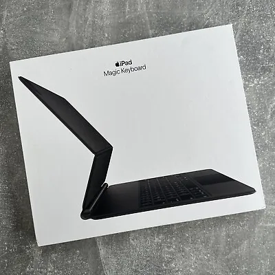 Qwerty Apple Ipad Pro 12.9  Magic Keyboard 3rd 4th 5th 6th Gen Black Genuine New • £199