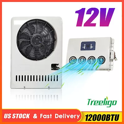 12000BTU Truck Cab Air Conditioner 12V Split AC For RV Semi Trucks Caravan • $619.99