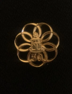 $19.99 • Buy Vintage Alpha Chi Omega ΑΧΩ Sorority Fraternity Alumnae 50 Year Member Award Pin
