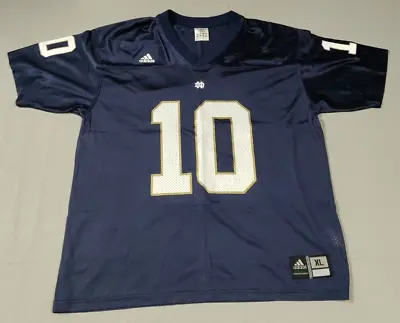 University Of Notre Dame Fighting Irish #10 Football Jersey Adidas Adult XL • $19.99