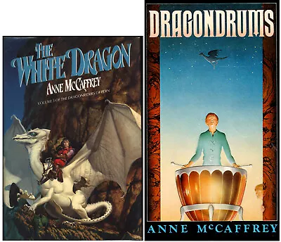 $150 • Buy White Dragon Anne McCaffrey 1st Signed By Michael Whelan + Dragondrums 1st 