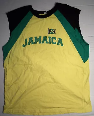  Jamaica  Men's T-shirt Size:xl Color:greenyellowblack New Store Display • $10.99