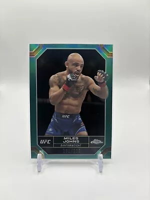 2024 Topps Chrome UFC Miles John RC Aqua 131/199 • $9.99