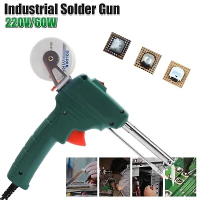 Electric Soldering Iron Gun Station Solder 60W Tin Welding Temperature Auto Tool • $27.99