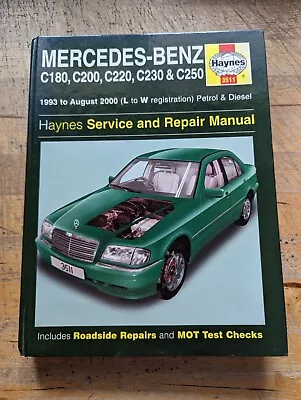 Mercedes Benz C180 C200 C220 C230 & C250 (1993-2000) Haynes Workshop Manual • $16.10