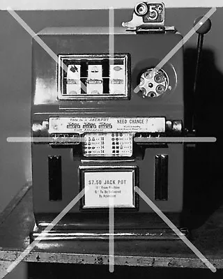 Pace 5 Cent Slot Machine Vintage 8x10 Photography Reprint • $20