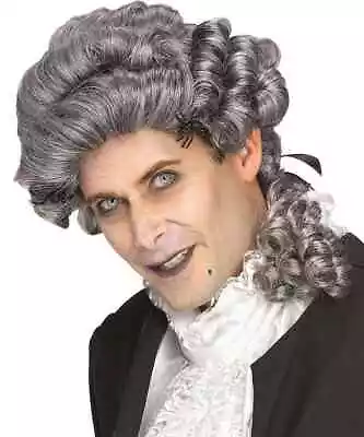 Thy Wicked Court Wig Colonial Gray Grey Fancy Dress Halloween Costume Accessory • $20.57