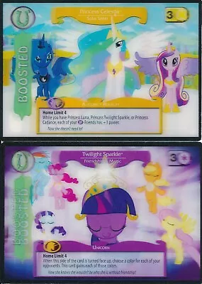 My Little Pony Oversized 3D Lenticular Card Twilight Sparkle & Celestia #F1 & 2 • $19.95