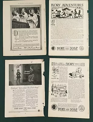 Ivory Soap Advertisements 1922 + 1924 Lot Of 4 • $5.50