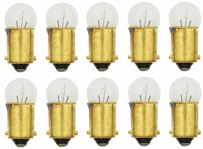 $8.03 • Buy 10x 53 Light Bulb Miniature Gauge Cluster Instrument Panel 12V G3-1/2 BA9S