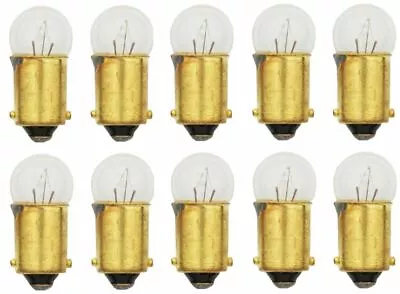$8.03 • Buy 10x 53 Light Bulb Miniature Gauge Cluster Instrument Panel 12V G3-1/2 BA9S
