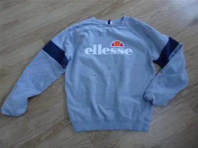 £12.99 • Buy ELLESSE Ladies Grey Print Sweatshirt Jumper UK 12 EXCELLENT COND