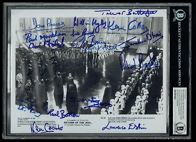 Dave Prowse Darth Vader +15 Others Signed Autograph 8x10 STAR WARS Photo BAS • £474.97