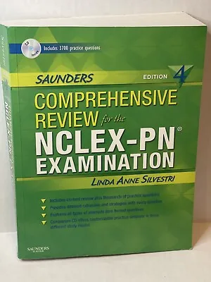 $58.08 • Buy Saunders Comprehensive Review For The NCLEX-PN Examination 4th Edition - WITH CD