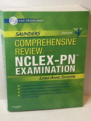 $58.08 • Buy Saunders Comprehensive Review For The NCLEX-PN Examination 4th Edition - WITH CD