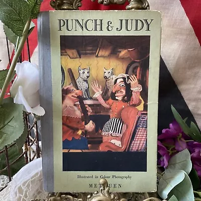 PUNCH AND JUDY Methuen 1944 Henning Fyleman Vintage Book AF Binding • £14.99