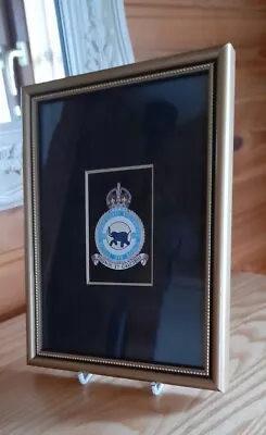 RAF Picture Of 249 Gold Coast Squadron Plaque / Picture. • £7