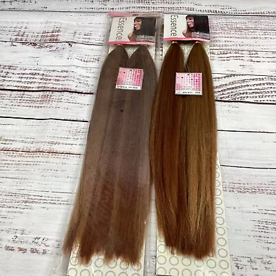 2 Packs 18” Essence #27/30 Blonde Brown Yaki Bulk Micro Braiding Blend Hair • $42