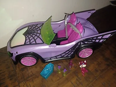 💜🕸Monster High G3 Ghoul Mobile Purple Car Complete W Accessories EUC Complete • $25