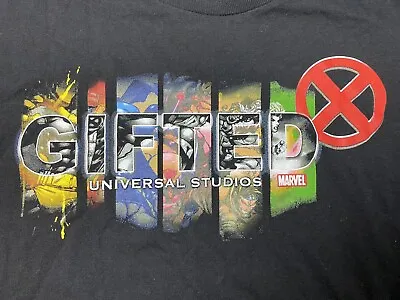 Black T-shirt X-men Xavier Gifted Youngsters Universal Studios Sz M Rare O5 • $29.95