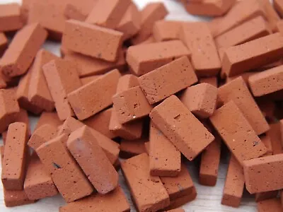 £7.95 • Buy 50 Stacey's 1:12th Scale REAL BRICK Miniature Bricks For Dolls Houses & Models