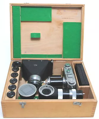 Meopta Opema Microscope Camera Set In Wooden Box W. Attachment NOTTESTED • $476.55