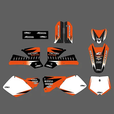 Graphics Kit Backgrounds Decals For KTM SX 125/250/380/400/520 2001 2002 • $54.99